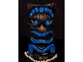 Carved Polynesian Tiki Mask 12 Coastal Decor