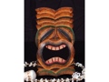 Tiki Mask 8 Wall Plaque Big Kahuna Island Decor Tropical