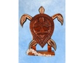 PRIMITIVE TURTLE 12 W TIKI CARVING TIKI decor