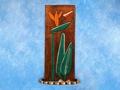 Bird Of Paradise Relief 12 Carved Painted Oceanic Art
