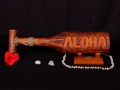 PADDLE ALOHA DESIGN 22 ANTIQUE FINISH HAWAII DECOR