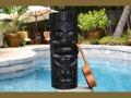 EASTER ISLAND TIKI BLACK TIKI TOTEM 20 HAWAIIAN decor