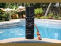 BIG KAHUNA TIKI BLACK TIKI TOTEM 40 TIKI decor
