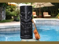 CHIEF TIKI BLACK TIKI TOTEM 20 HAWAIIAN TIKI decor
