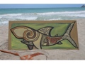 TRIBAL SHARK BIRTH 30 X 15 ENDANGERED SPECIES