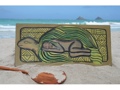 TURTLE HONU SLEEPING BEAUTY 30 X 15 ENDANGERED SPECIES