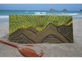 THE MOKULUA'S GODDESS 30 X 15 PRIMITIVE TIKI ART