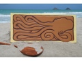 GIANT HAWAIIAN OCTOPUS HE'E 30 X 15 PRIMITIVE TIKI ART