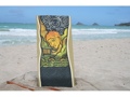 OVER THE RAINBOW GOD MAUI 30 X 15 PRIMITIVE TIKI ART