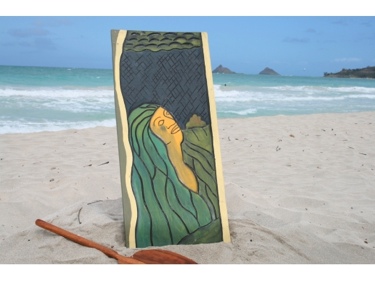 The Pele Myth 30 X 15 Hawaiian Mythology