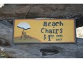 Beach Chairs $1 Per Day Beach Sign 14 Beach Decor