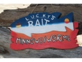 Lucky'S Bait Minnows-Worms Lake Sign 14 Lake House Decor