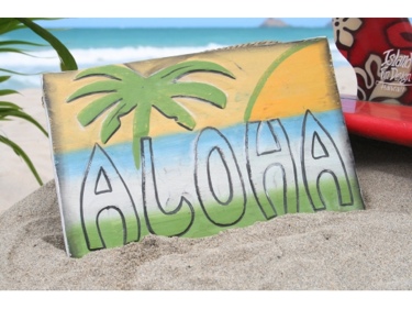 Aloha Surf Panel 12 Carved Paintedsurf Decor