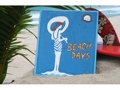 Beach Days Vintage Nautical Sign 14 Nautical Surf Decor