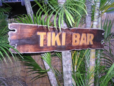 Tiki Bar Sign Drift Wood 40 Tiki Bar Decor