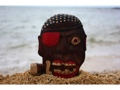 Pirate Head W Knife Wall Plaque 8 Pirate Decor