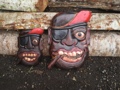 Yo-Yo Pirate Head W Cigar Wall Plaque 8 Pirate Decor