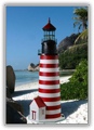 4 Foot West Quoddy Deluxe Stucco Lighthouse