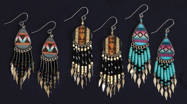 Hand Painted Earrings Assorted Styles