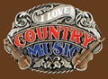 I love Country Music Belt Buckle Enamel 3-1/4 x 2-1/4