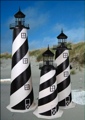 5 Foot Cape Hatteras E-Line Stucco Lighthouse