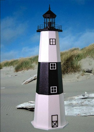 5 Foot Montauk E-Line Stucco Lighthouse