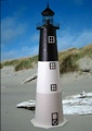 4 Foot Oak Island E-Line Stucco Lighthouse
