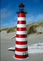 4 Foot West Quoddy E-Line Stucco Lighthouse
