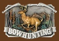 BOW HUNTING Belt Buckle 3-1/2 x 2-1/2