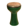 Mid-East Fiber Doumbek Green Sparkling 12 Inch