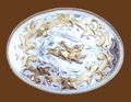 German Silver Bullrider Belt Buckle 4-1/4 x 3