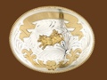 Extra Large German Silver Bullrider Trophy Buckle 6-1/2 x 5
