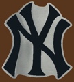 NY Yankees MLB Belt Buckle 2-1/2 x 2-3/4