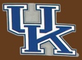 U of Kentucky NCAA Belt Buckle 3-1/4 x 2-1/2