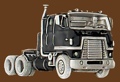 Cab Truck Belt Buckle 3-3/4 x 2-1/2