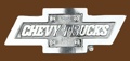 CHEVY TRUCKS Logo Belt Buckle 4 x 1-1/2