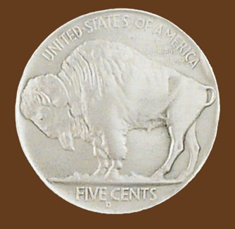 z Buffalo Head Belt Buckle 2-3/4 x 3 z