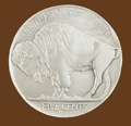 z Buffalo Head Belt Buckle 2-3/4 x 3 z