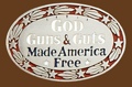 God Guns & Guts Made America Free Belt Buckle 3-1/4 x 2-1/4