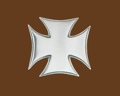 Iron Cross Belt Buckle 3-3/8 x 3-1/4