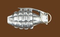 Hand Grenade Belt Buckle 4-1/4 x 2-1/4