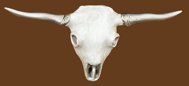 Longhorn Steerhead Skull Belt Buckle 5-3/4 x 2-1/2