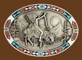 Chief Joseph Indian Belt Buckle 3-1/4 x 2-1/4