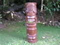 OUTDOOR TIKI KU TOTEM MASK 40 HAND CARVED IN HAWAII