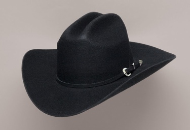 Black Wool Felt Hat 