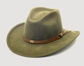 *KHAKI*wool crush hat 