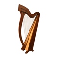 Roosebeck Meghan Harp Tm 36 Strings Knotwork