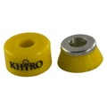 Khiro KBAC-1 Aluminum Yellow Med/Hard Bushing Top/Bottom