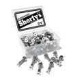 Shortys Color Tip 1 in. 65 Nuts and Bolts White