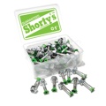 Shortys Color Tip 1 in. 65 Nuts and Bolts Green